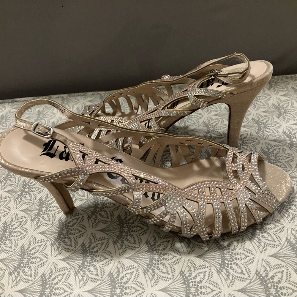 Lady Couture Rhinestone High Heels 6